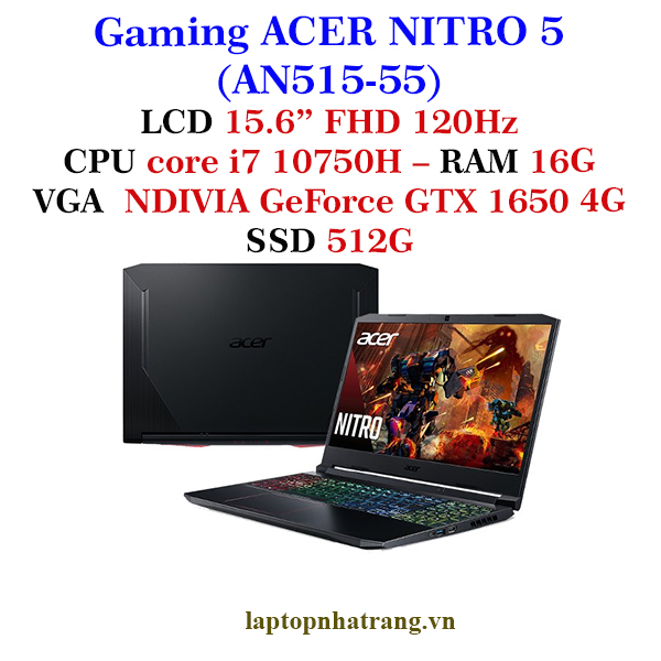 Gaming ACER NITRO 5 (AN515-55)