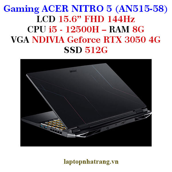 Gaming ACER NITRO 5 (AN515-58)